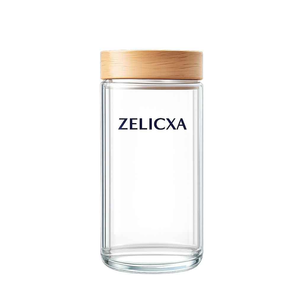 Verre Zelicxa avec Couvercle en Bois